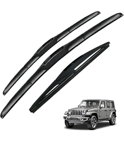 Amazon | AUTOBOO 15インチ+15インチワイパーブレード交換用 ジープ